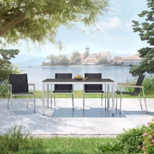OUTLIV. Rimini Gartenmöbelset 5-tlg. Tisch 160x90cm