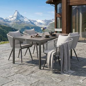 OUTLIV. Alex Gartenmöbel-Set Aluminium/Dekton