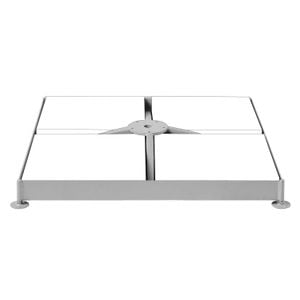 Glatz Schirmsockel M4 für 8 Platten - verzinkt 91x91x12 cm - ohne Platten - ohne Standrohr