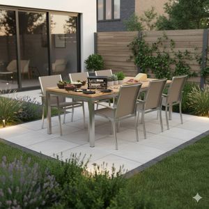 OUTLIV. Oviedo Gartenmöbel-Set L (6 Plätze) Tisch 200x100cm