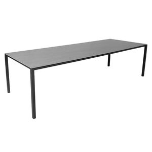 Cane-Line Pure Gartentisch 280x100cm Aluminium/Keramik