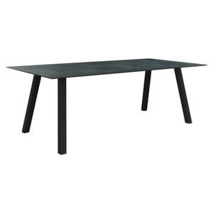 Stern Interno Gartentisch 220x100cm Aluminium Vierkantrohr/Silverstar 2.0