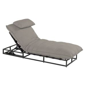 Schöner Wohnen Lunen Gartenliege Aluminium/Sunbrella