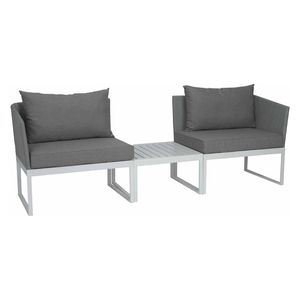 Stern Donna Loungeset 3tlg. Aluminium/Textilene