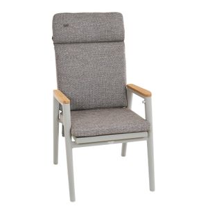 Siena Garden Cortina Gartensessel verstellbar Aluminium mit Sitz- und Rückenkissen