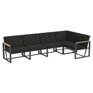 Sieger Havanna Ecklounge 5-teilig Aluminium/Sunproof