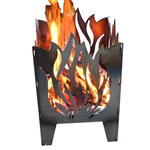SvenskaV Flamme Feuerkorb Rohstahl 30,5x32,0x47cm