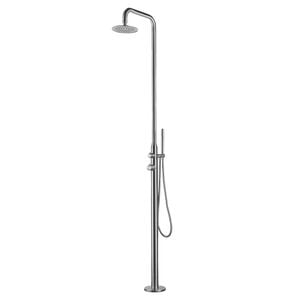 Ideal Juist Gartendusche Warmwasser V2A Edelstahl