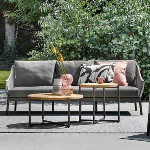 Apple Bee Bijou Gartenloungesofa Aluminium/Rope/Bee Wett