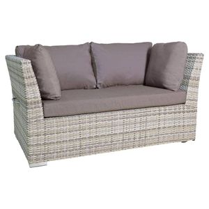 Zebra Jack Junior Gartensofa 2-tlg. Geflecht