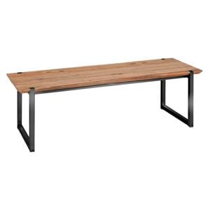 Zebra Quadux Gartenbank 140 cm Aluminium/Teak Recycelt
