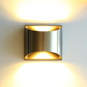 LUTEC Dodd LED -Außenwandbeleuchtung Edelstahl