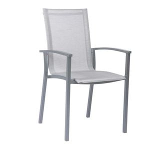 Evoee Edition Mora Stapelsessel Aluminium/Textilene