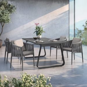 OUTLIV. Lena Gartenmöbel-Set M (4 Plätze) Tisch 180x100cm