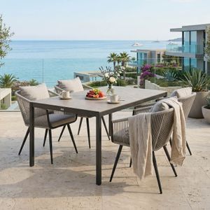 OUTLIV. Alex Gartenmöbel-Set Aluminium/Dekton