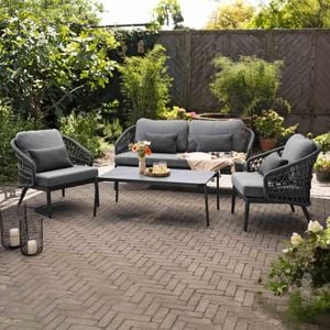 Interliving 7013 Loungeset Aluminium/Rope/Olefin