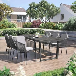 OUTLIV. Ohio Gartenmöbel-Set L (6 Plätze) Tisch 220x100cm