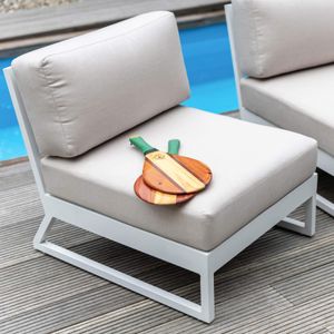 Kettler Ocean Skid Platform Mittelmodul Aluminium/Sunbrella