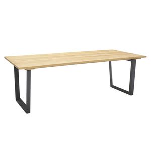 LifestyleGarden Jimmy Gartentisch 216x99cm Aluminium/Teak recycelt