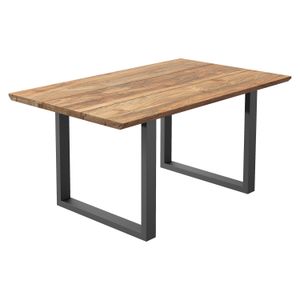 OUTLIV. Negara Gartentisch Edelstahl/Teak recycelt