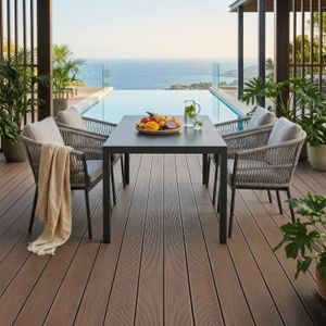 OUTLIV. Alicante Gartenmöbel-Set M (4 Plätze) Tisch 160x90cm