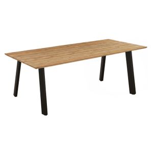 OUTLIV. Negara Gartentisch Edelstahl/Teak recycelt