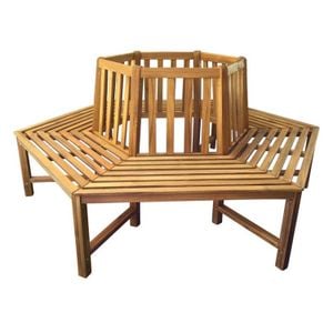 OUTLIV. Baumbank 6-Eckig 199cm Akazie