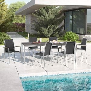 OUTLIV. Oviedo Gartenmöbelset 7-tlg. mit Tisch 220x100 cm