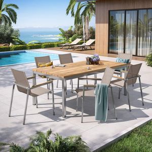OUTLIV. Rimini Gartenmöbel-Set L (6 Plätze) Tisch 200x100cm