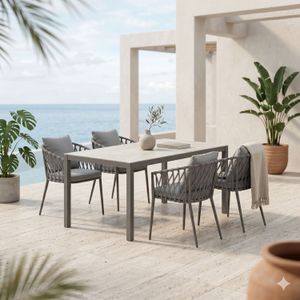 LC Garden Sunrepo Gartenmöbel-Set mit OUTLIV. Tisch