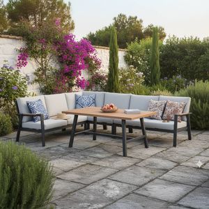 Garden Impressions Elati Dininglounge Tisch 150x89,5cm Aluminium/Polyester