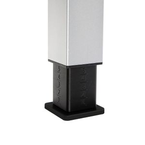 Kettler Cubic Fußkappen höhenverstellbar 4er Set Kunststoff