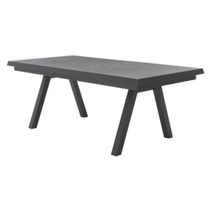 Interliving 7011 Ausziehtisch 200/260x100cm Aluminium/Sinterstone