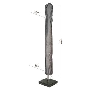 AeroCover Mittelstockschirm Schutzhülle bis Ø300cm oder 200x200cm Polyester