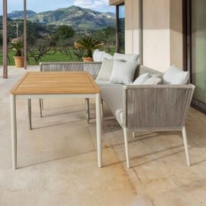LifestyleGarden Topaz Dininglounge Aluminium/Rope/Olefin