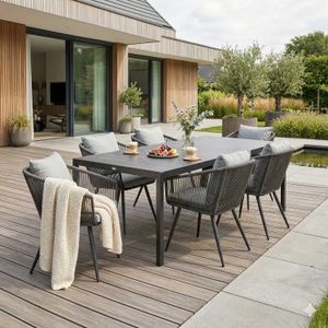 OUTLIV. Alex Gartenmöbel-Set Aluminium/Keramik