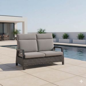 Siena Garden Corido Gartenloungesofa verstellbar Gardino-Geflecht/Polypropylen