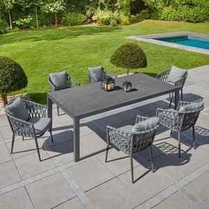 LC Garden Sunrepo Gartenmöbel-Set L (6 Plätze) Tisch 220x100cm