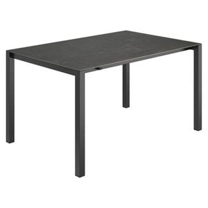OUTLIV. Ausziehtisch 140/210x70cm Edelstahl/Glaskeramik