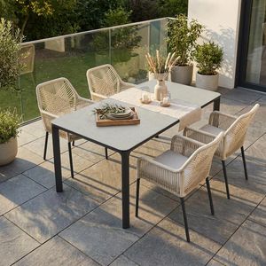 LC Garden Stilo Gartenmöbel-Set Tisch 160x90cm