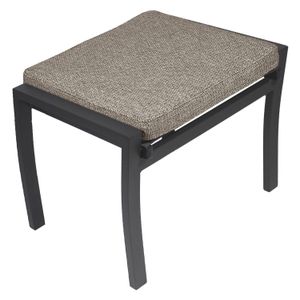 LC Garden Avena Gartenhocker Aluminium mit Sitzkissen