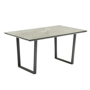 LC Garden Sofano Gartentisch 140x80cm Aluminium/Glaskeramik