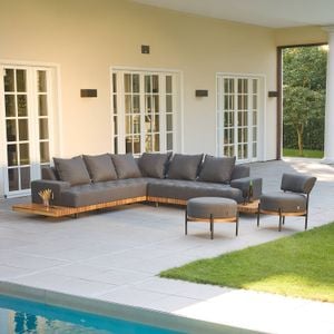 LC Garden Sunbay Loungeset Teak/Sunbrella