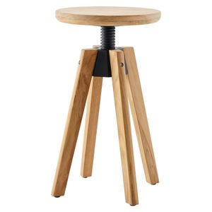 Solpuri Spindle Gartenhocker Teak