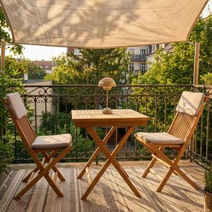 OUTLIV. Bristol Gartenmöbel-Set S (2 Plätze) Tisch 70x70cm