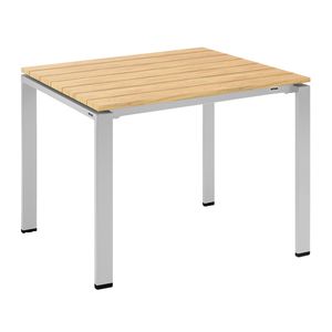 Kettler Float Gartentisch Aluminium/Teak