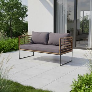 OUTLIV. Maui Gartenloungesofa Stahl/Akazie/Polyester