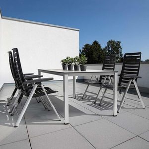 Kettler Wave Gartenmöbel-Set M (4 Plätze) Tisch 160x95cm