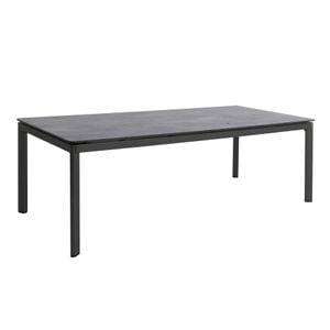 MWH Alutapo Gartentisch 220x95cm Aluminium/HPL