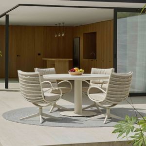 Apple Bee Camp Bay Gartenmöbel-Set M (4 Plätze) Tisch Ø140cm